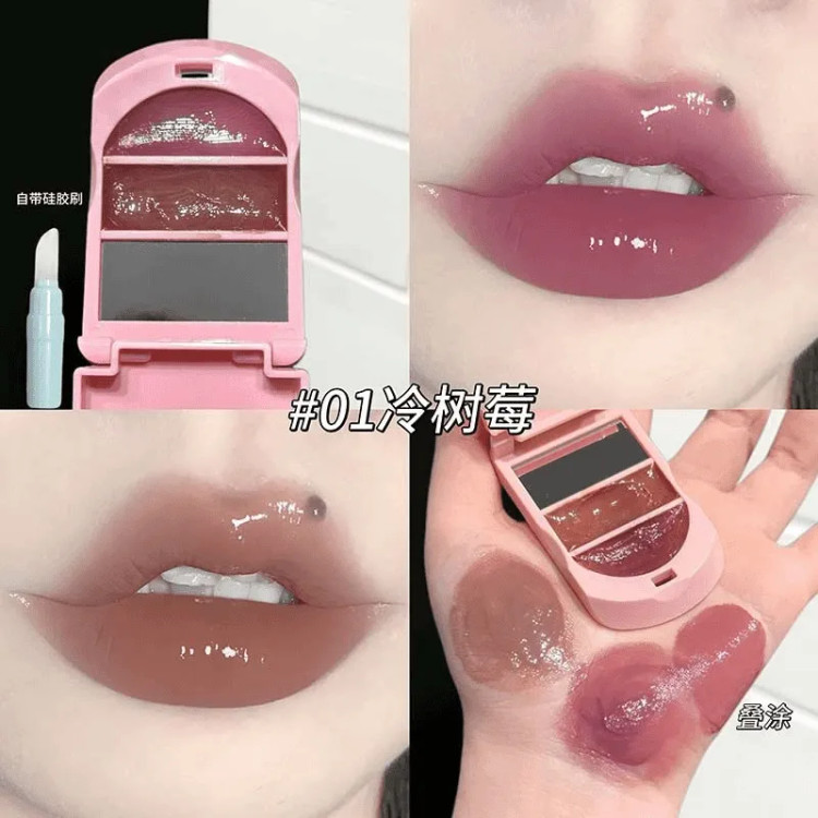 پالت رژ لب ژله ای طرح موبایل